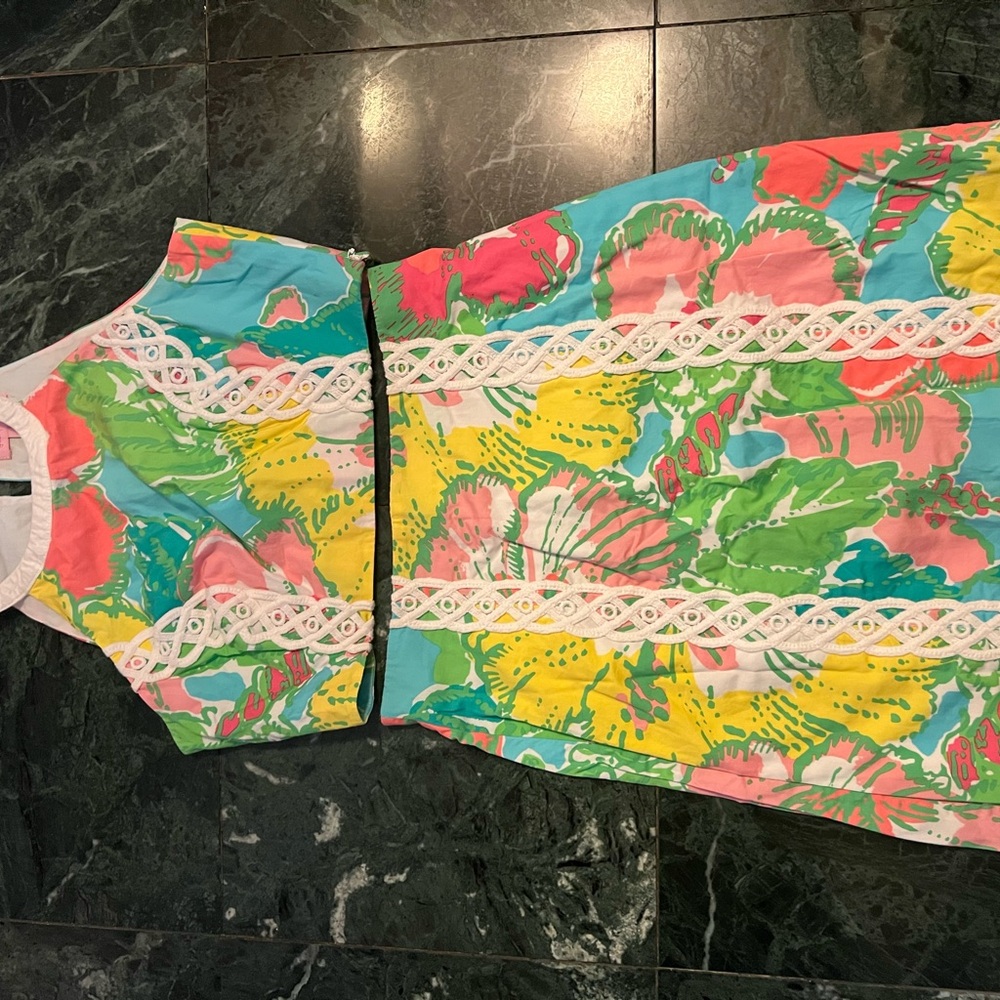 Lilly Pulitzer Vanna crop top skirt set
